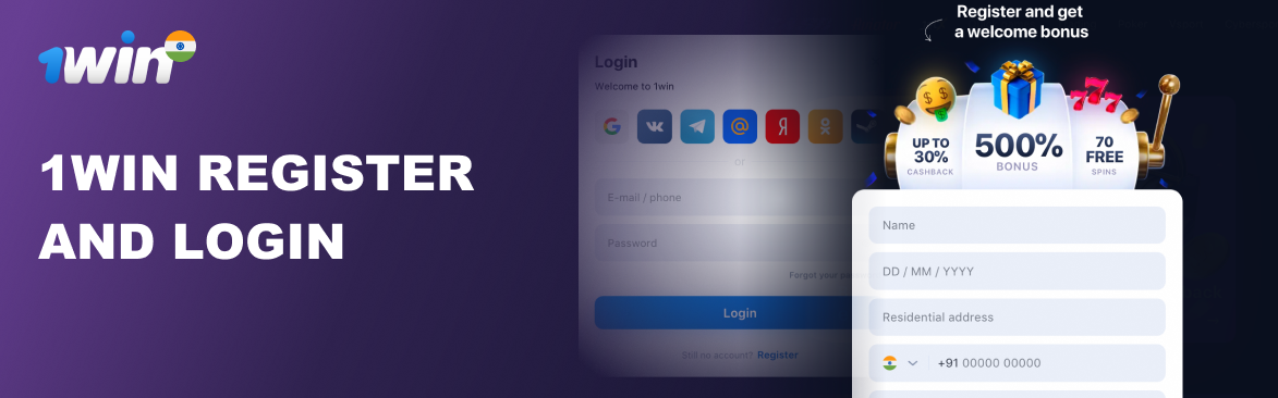 1win Register and Login